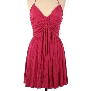 VS Bra Tops Romantic Mini Dress- mid thigh length pinkish-red- size M